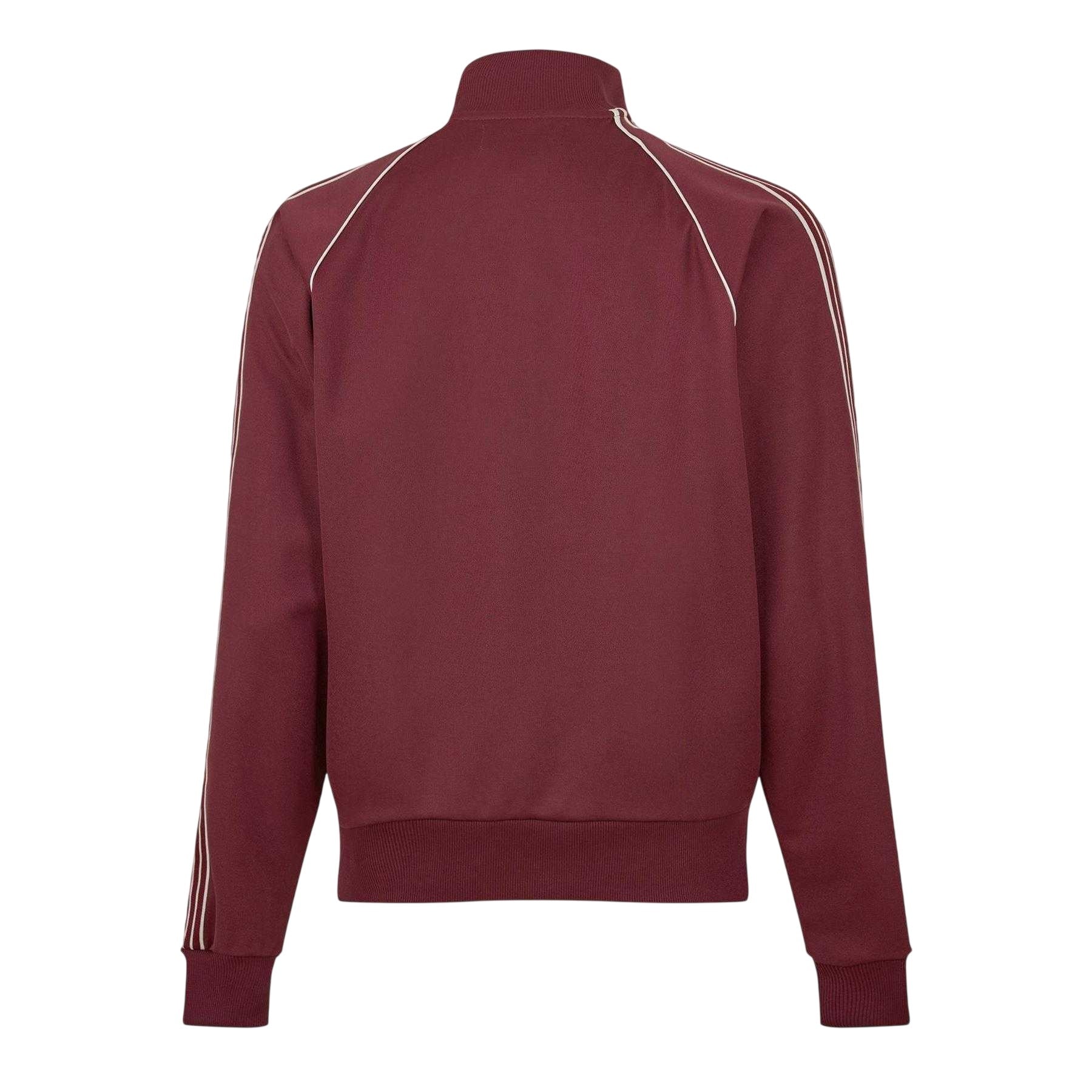 Burgundy - Back - Slazenger Mens Off-Court Warm Down Track Jacket