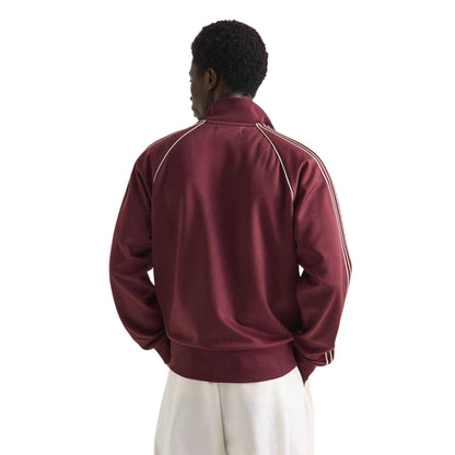 Burgundy - Lifestyle - Slazenger Mens Off-Court Warm Down Track Jacket