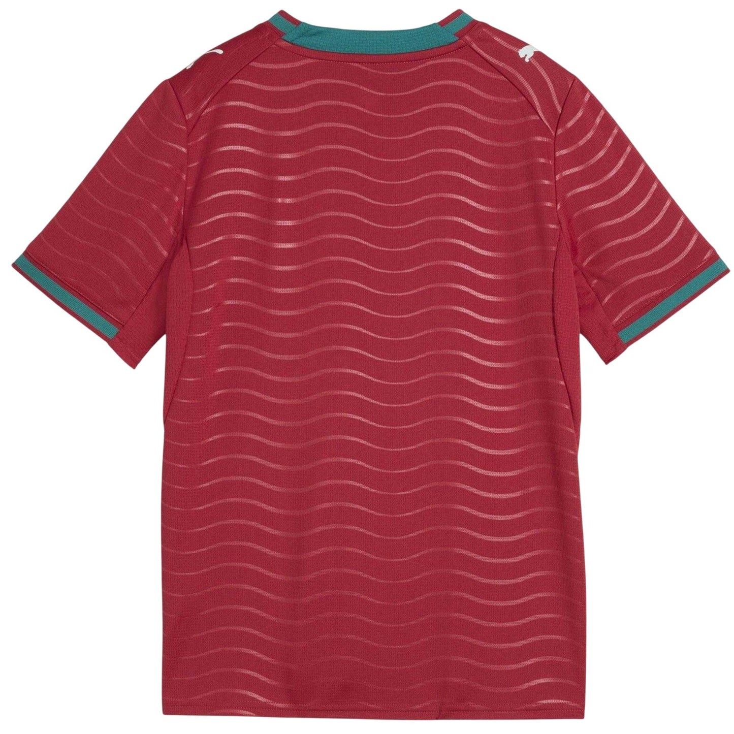 Red-Green - Back - Puma Childrens-Kids World Cup 2026 Portugal Home Jersey