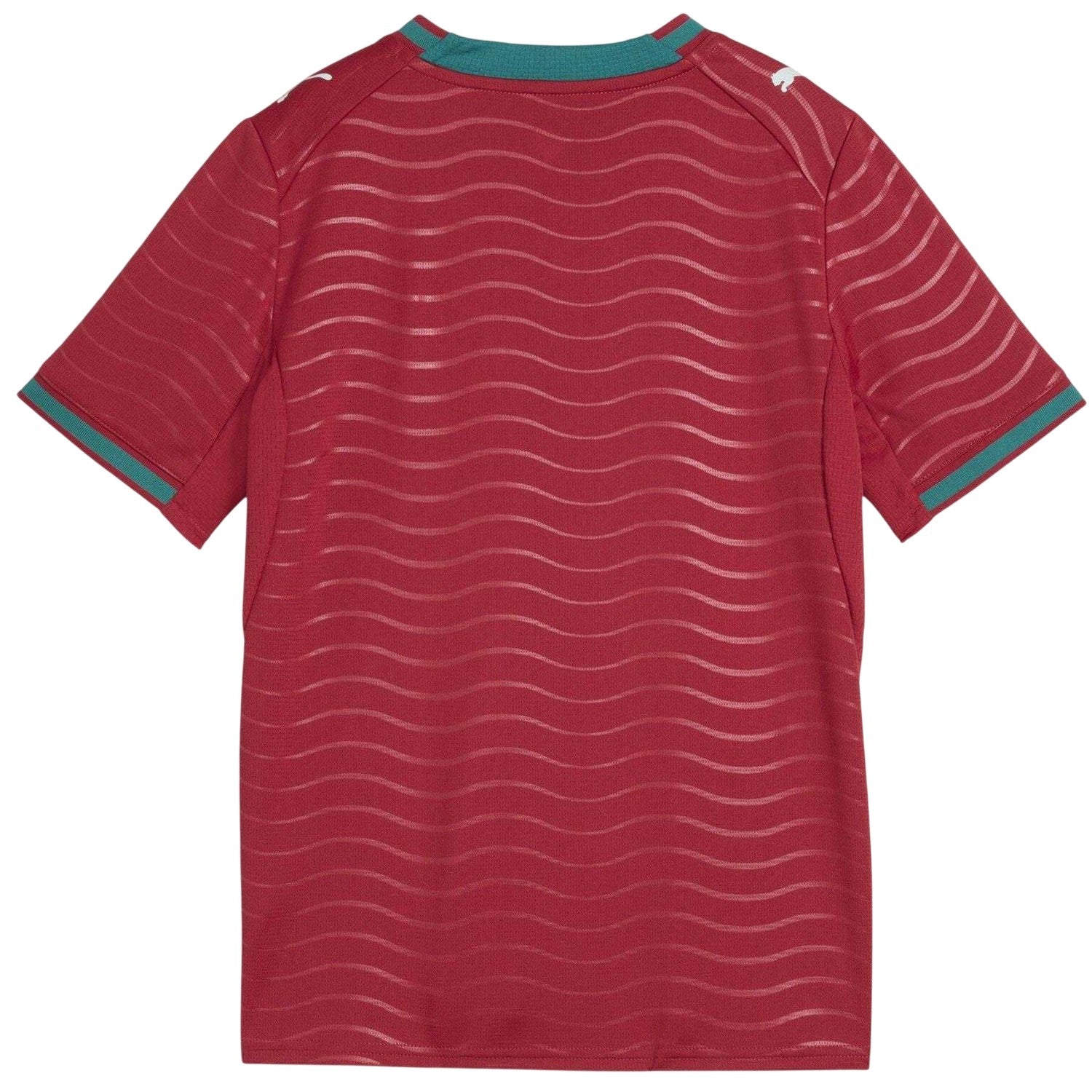 Red-Green - Back - Puma Childrens-Kids World Cup 2026 Portugal Home Jersey
