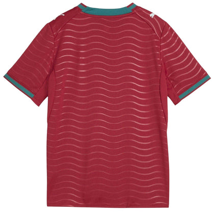 Red-Green - Back - Puma Childrens-Kids World Cup 2026 Portugal Home Jersey