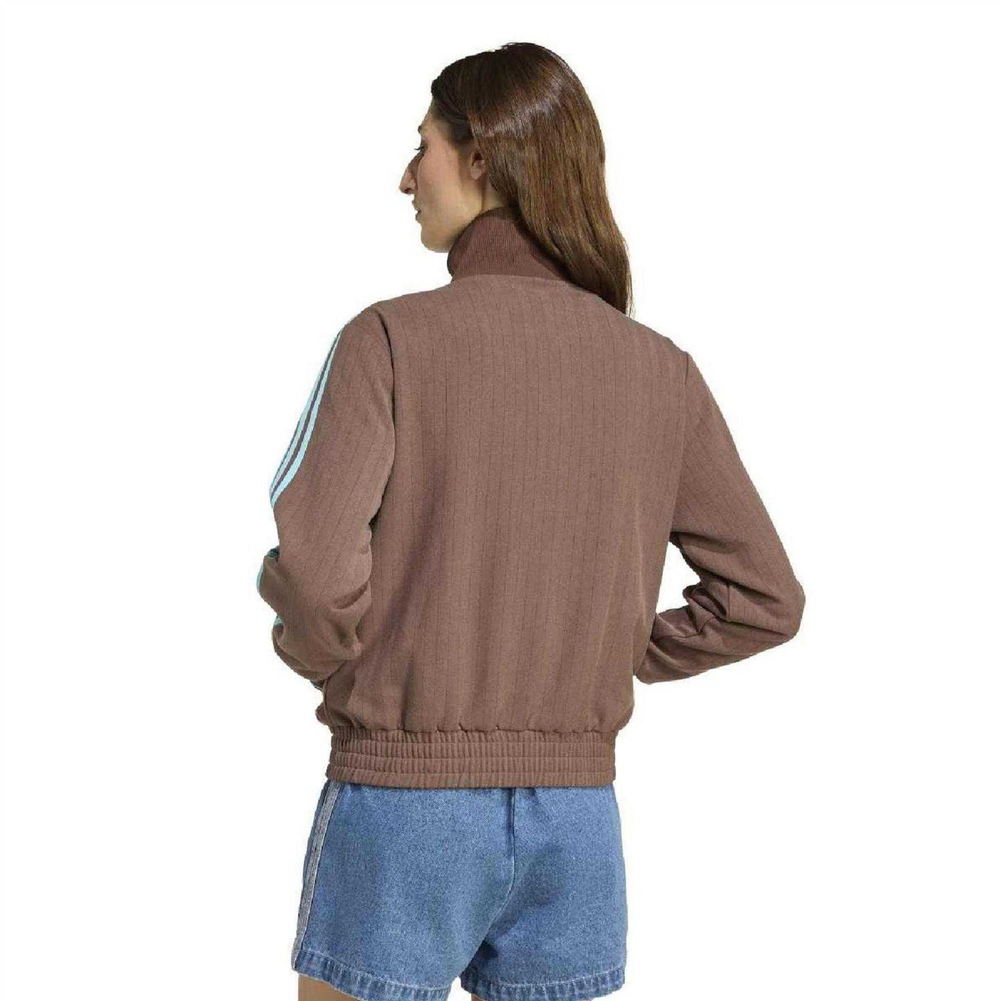 Auburn - Back - Adidas Womens-Ladies Originals High-Neck Tailored Track Jacket