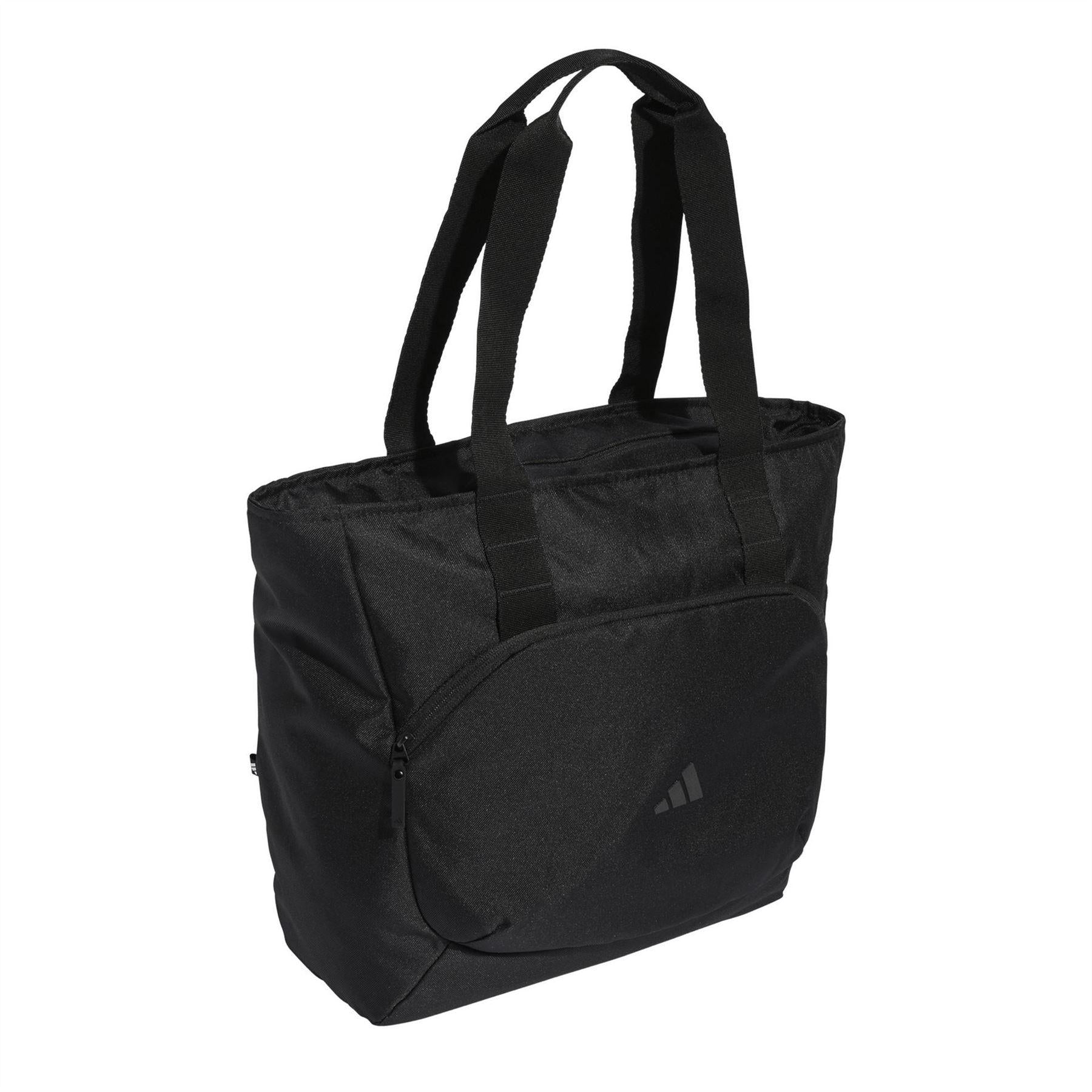 Black - Side - Adidas Logo Tote Bag