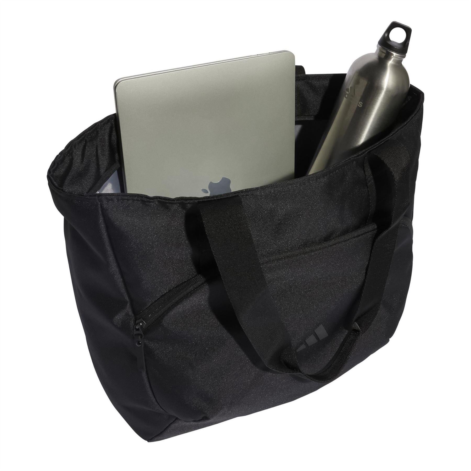 Black - Lifestyle - Adidas Logo Tote Bag
