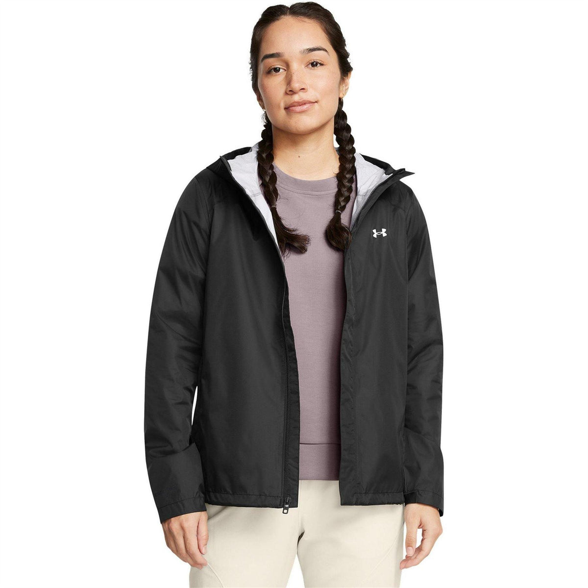 Black - Lifestyle - Under Armour Womens-Ladies Cloudstrike Jacket