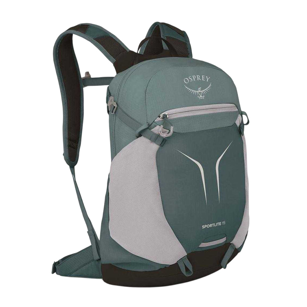 Green - Side - Osprey Sportlite Logo 15L Hiking Backpack