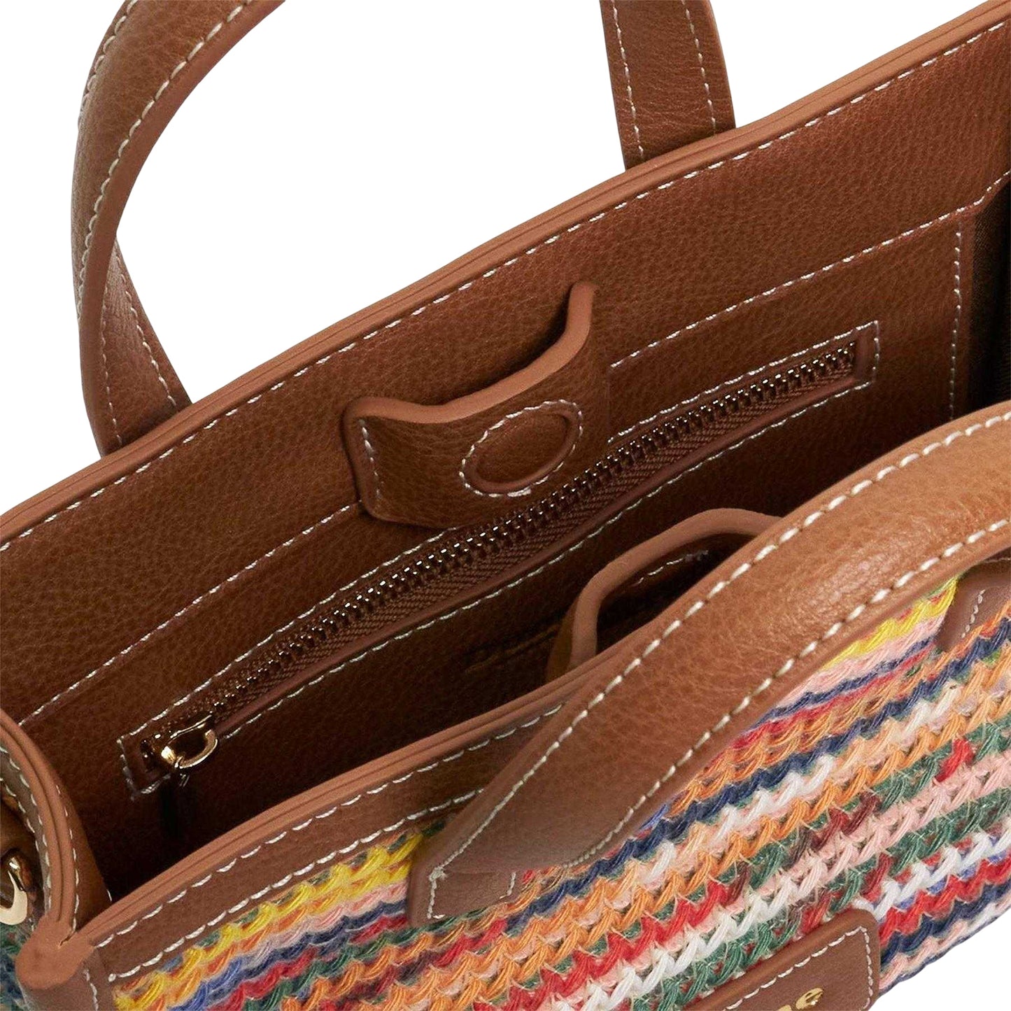 Multicoloured - Side - Dune London Diddydamsay Tote Bag