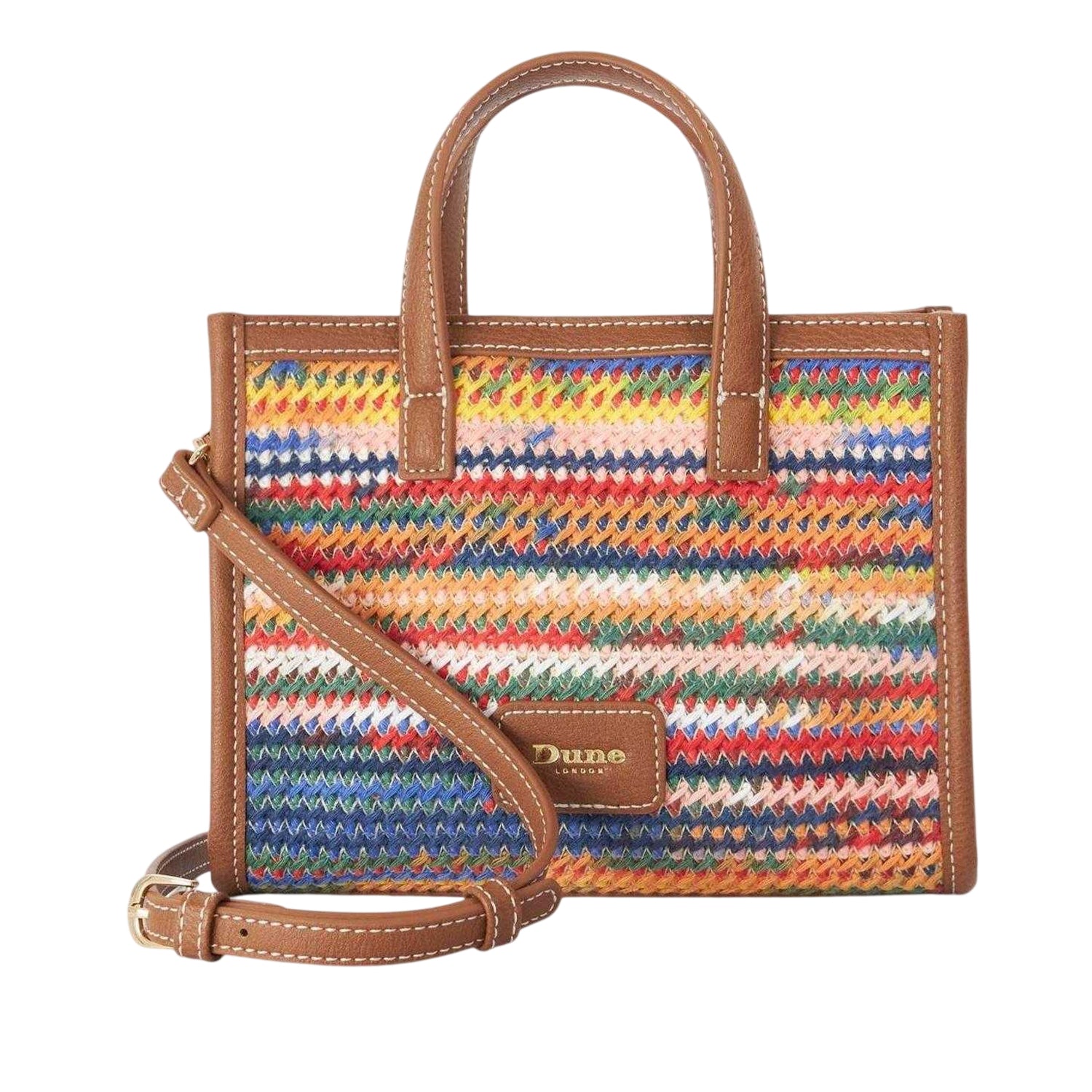 Multicoloured - Front - Dune London Diddydamsay Tote Bag