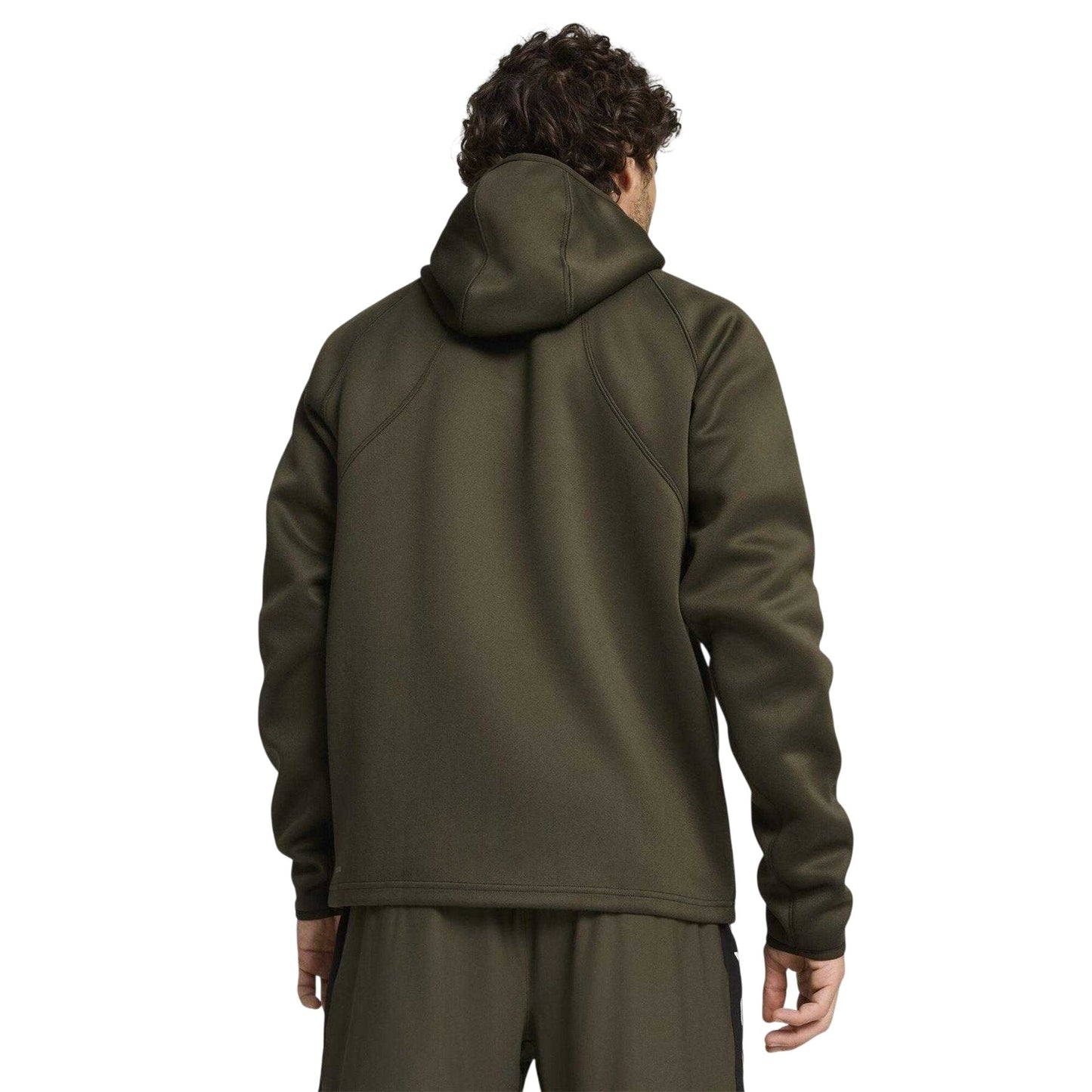 Dark Olive - Pack Shot - Puma Mens Hyrox X Cloudspun Technical Hooded Jacket