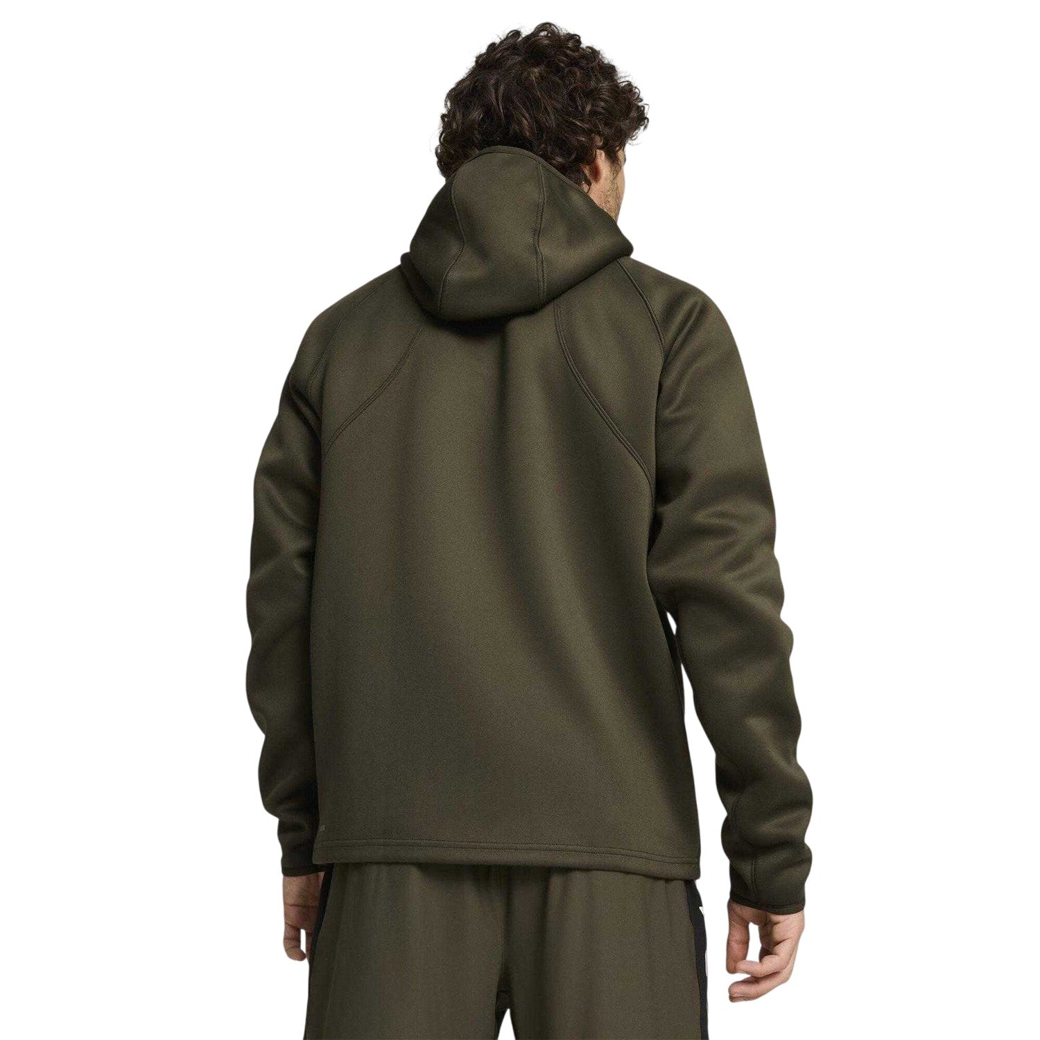 Dark Olive - Pack Shot - Puma Mens Hyrox X Cloudspun Technical Hooded Jacket