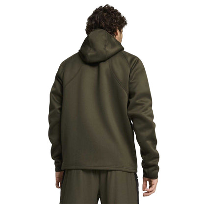 Dark Olive - Pack Shot - Puma Mens Hyrox X Cloudspun Technical Hooded Jacket