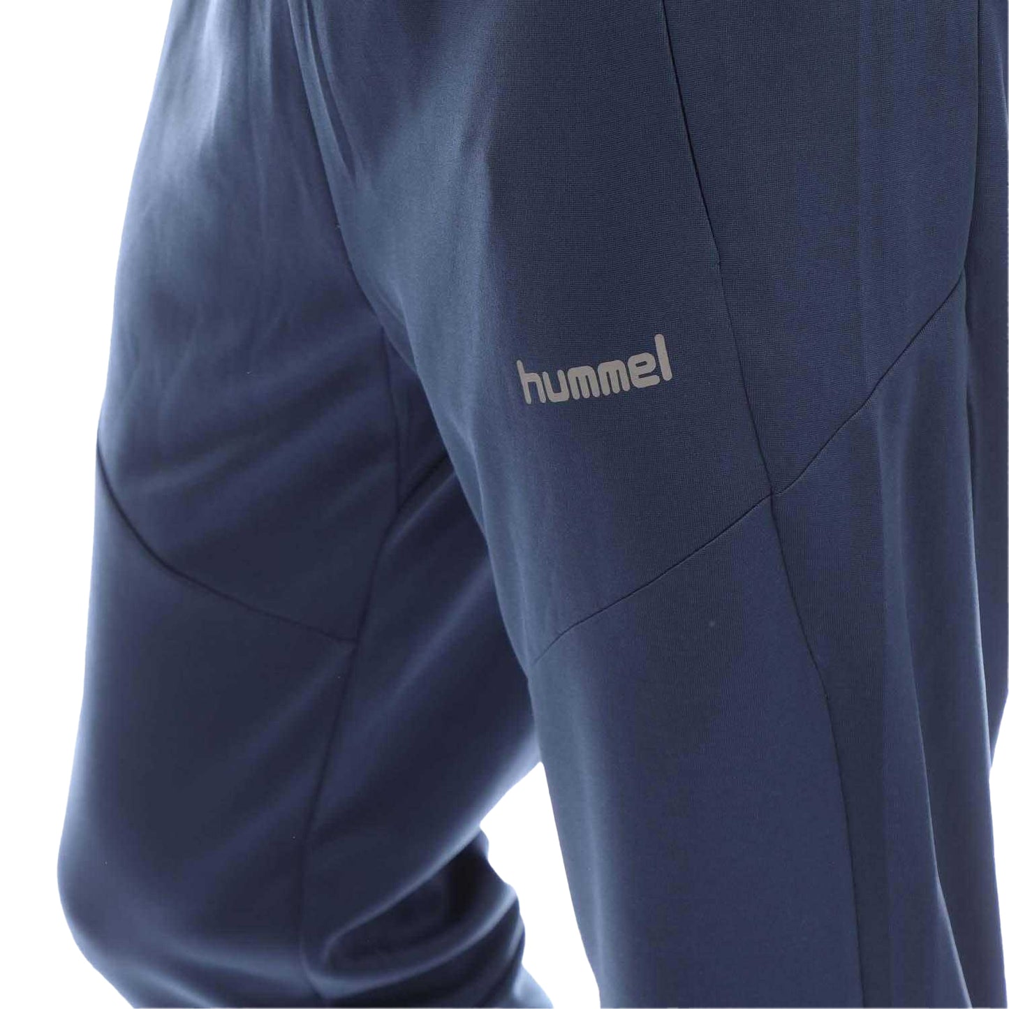 Blue - Side - Hummel Mens Tech Football Jogging Bottoms