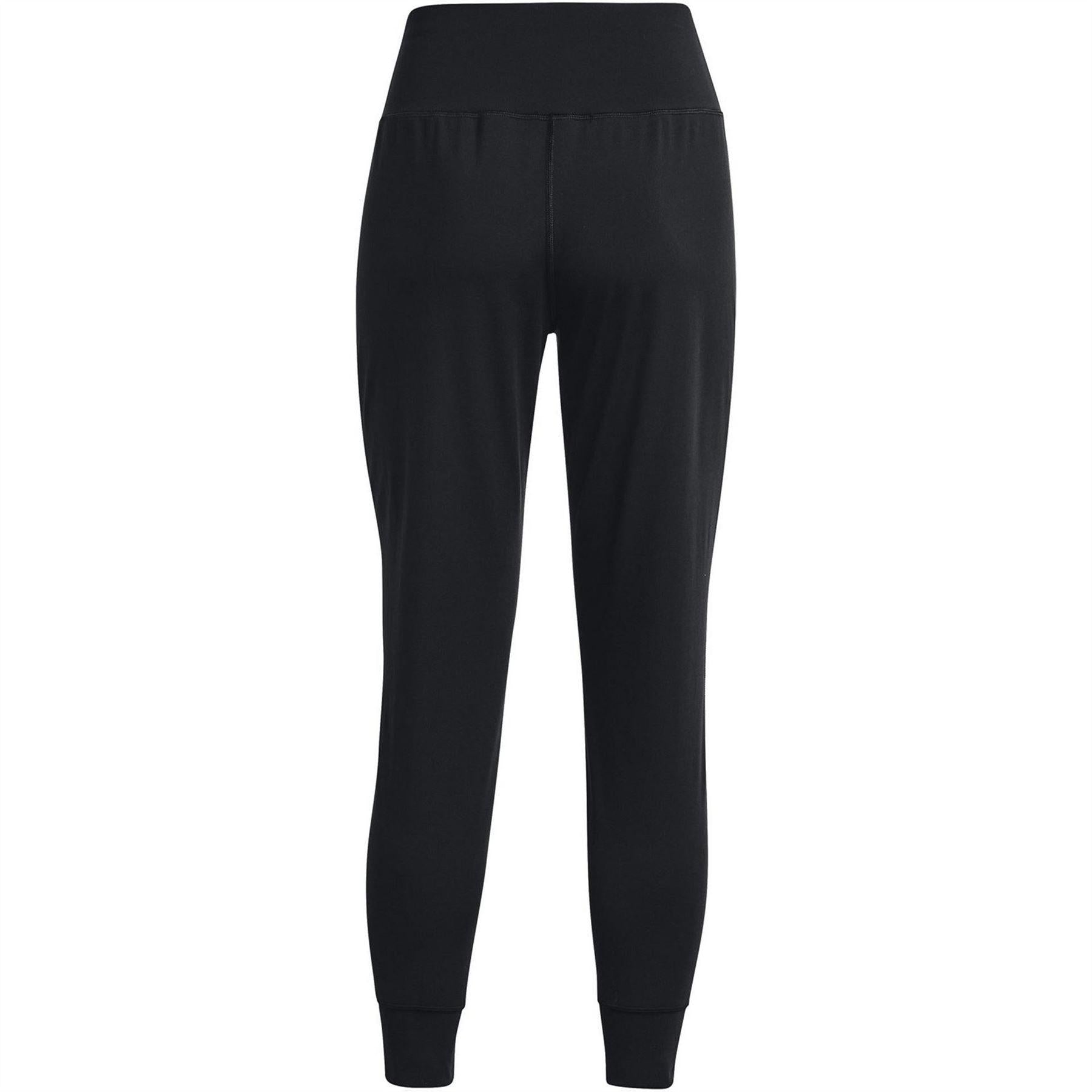 Black - Back - Under Armour Womens-Ladies Motion Tracksuit Bottoms