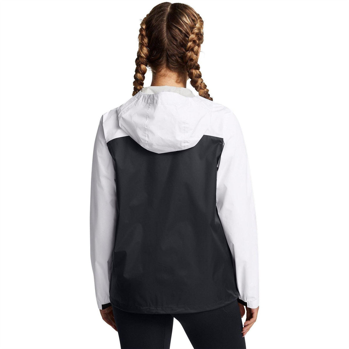Black - Lifestyle - Under Armour Womens-Ladies Cloudstrike Colour Block Hooded Jacket