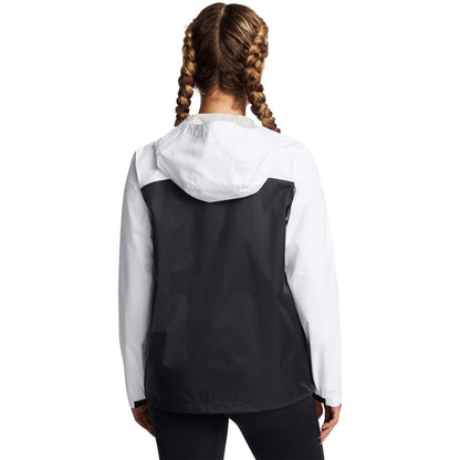 Black - Lifestyle - Under Armour Womens-Ladies Cloudstrike Colour Block Hooded Jacket