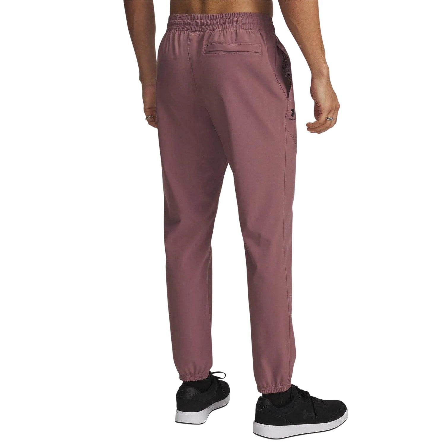Maroon - Back - Under Armour Mens Vibe Relaxed Fit Joggers