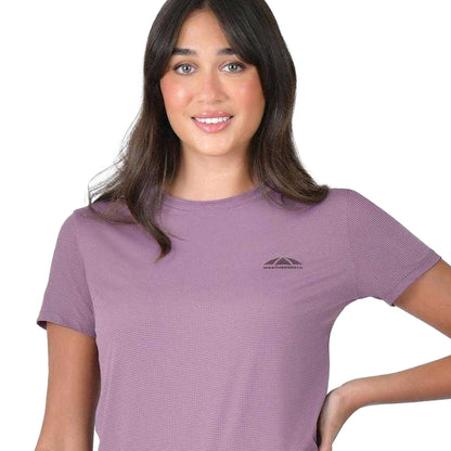 Mauve Wine - Side - Weatherbeeta Womens-Ladies Copper Ribbed Relaxed Fit T-Shirt