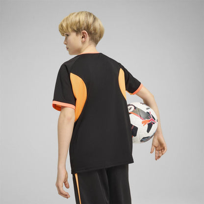 Black-Orange - Lifestyle - Puma Childrens-Kids Individualliga Graphic T-Shirt