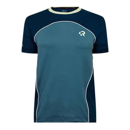Green - Front - Red Run Womens-Ladies Colour Block Sports Top
