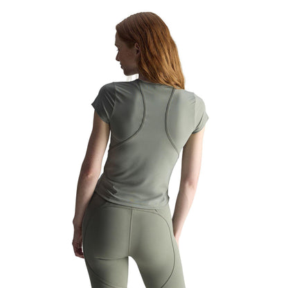 Stone Green - Back - Adidas Womens-Ladies Stella McCartney T-Shirt