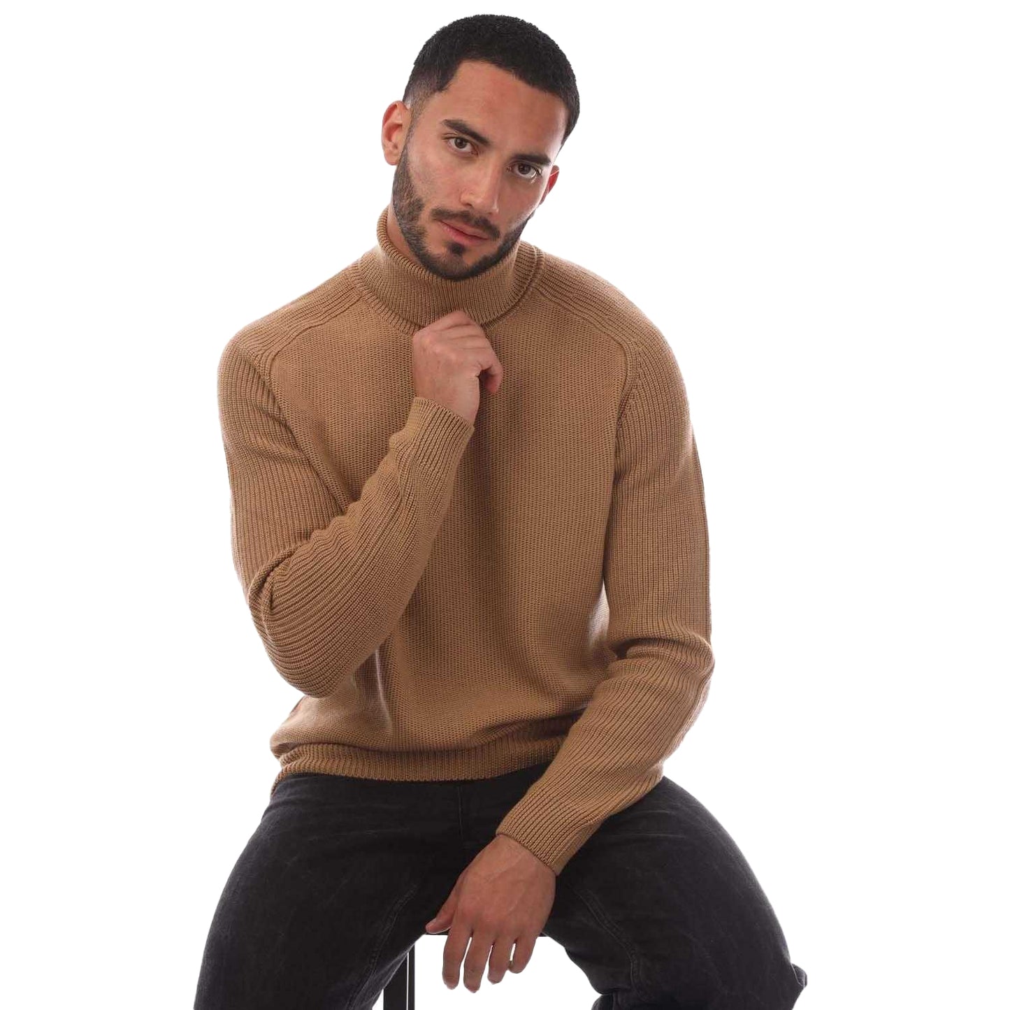Beige - Lifestyle - Boss Mens Manuello Jumper