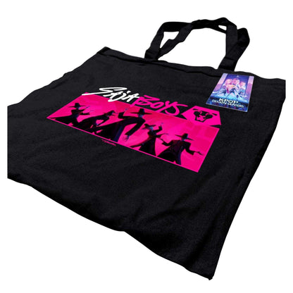 Black - Back - K-Pop Demon Hunters Saja Boys Tote Bag