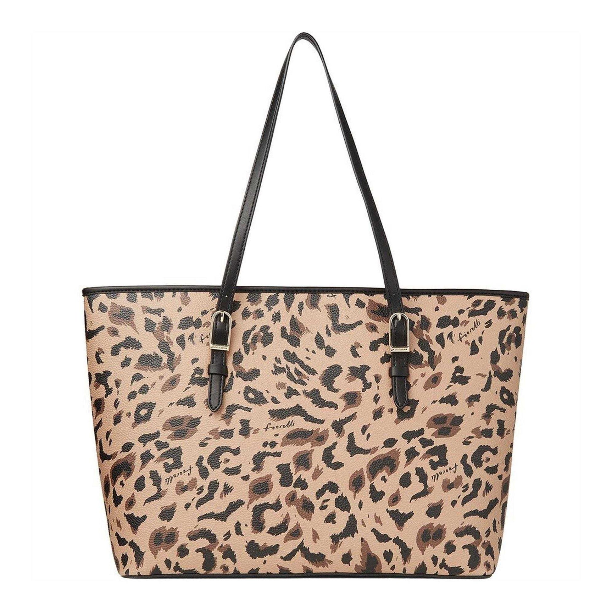 Leopard - Back - Fiorelli Etta Leopard Print Tote Bag