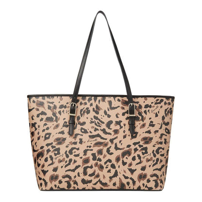 Leopard - Back - Fiorelli Etta Leopard Print Tote Bag