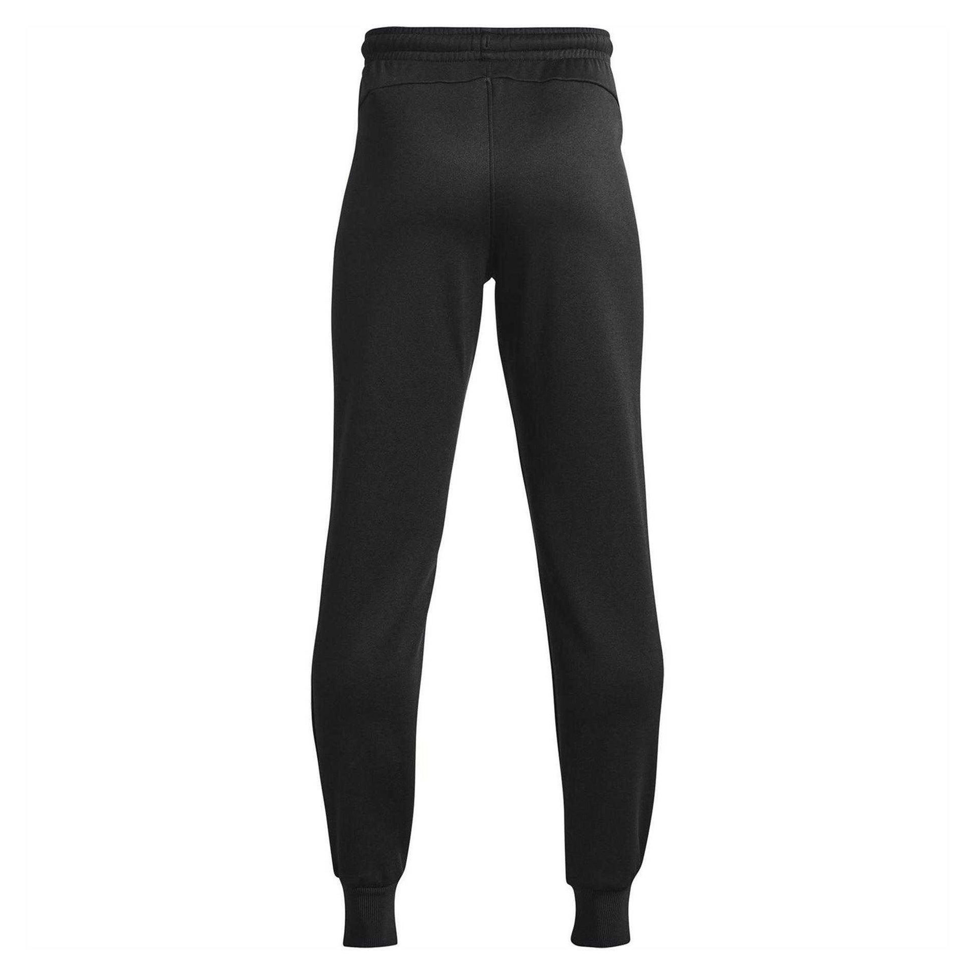 Black - Back - Under Armour Childrens-Kids Armour Hardwearing Joggers
