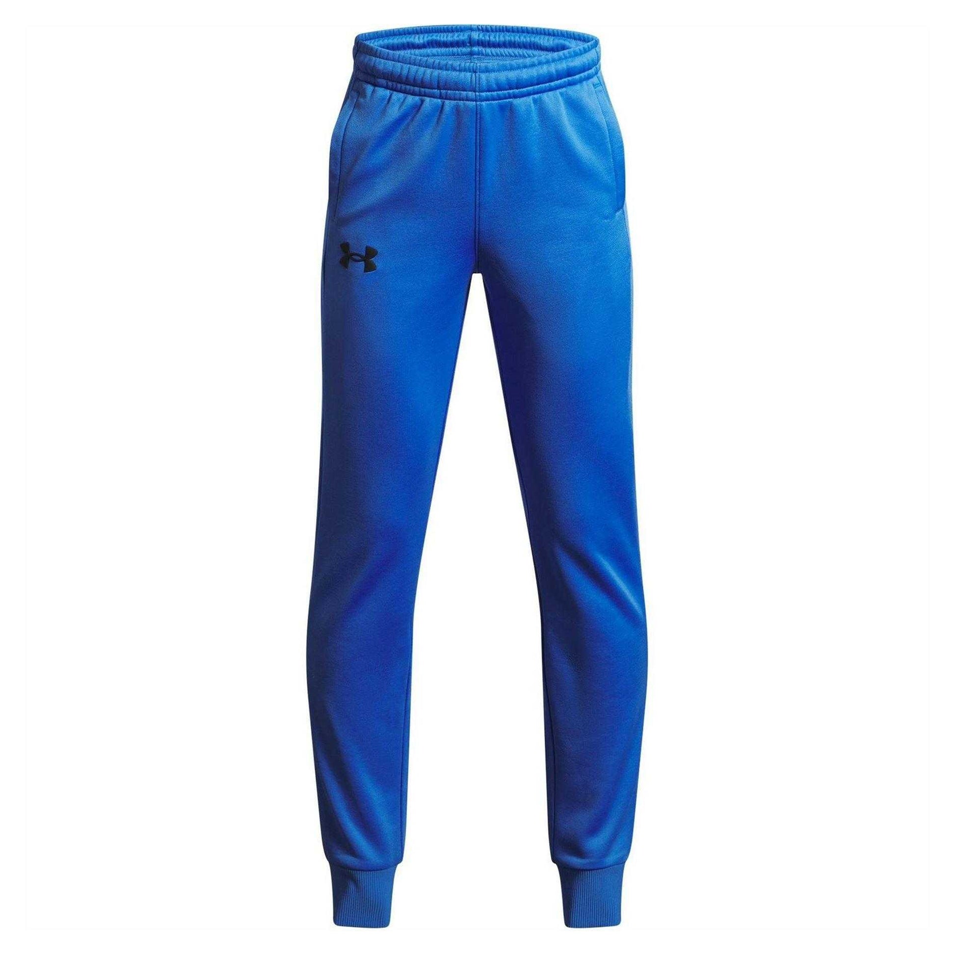 Blue - Front - Under Armour Childrens-Kids Armour Hardwearing Joggers