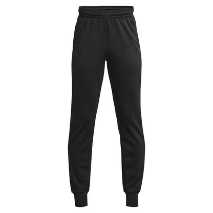 Black - Front - Under Armour Childrens-Kids Armour Hardwearing Joggers