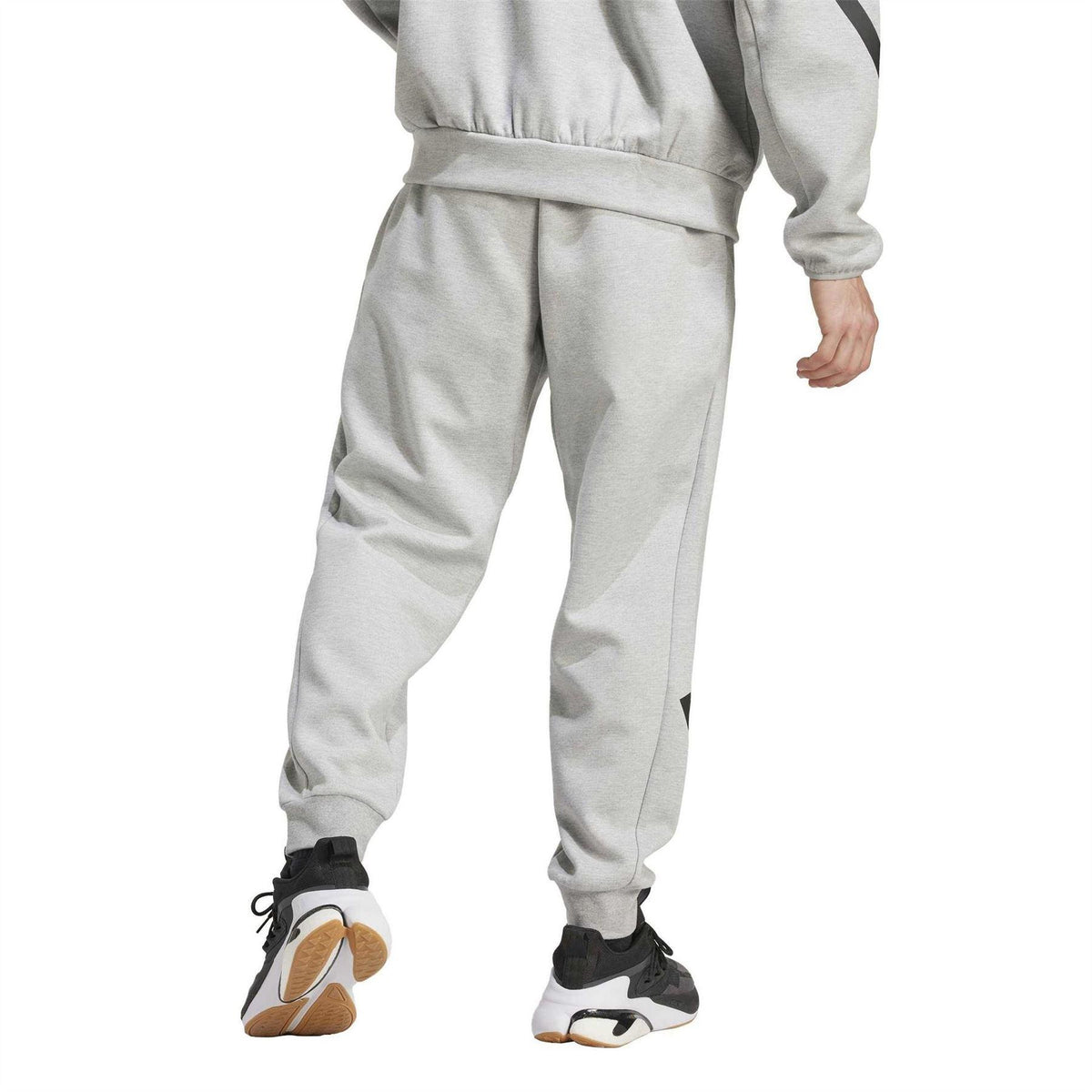 Medium Heather Grey - Back - Adidas Mens Z.N.E. Relaxed Fit Joggers