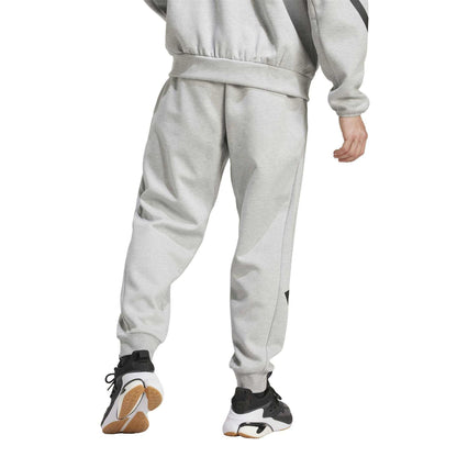 Medium Heather Grey - Back - Adidas Mens Z.N.E. Relaxed Fit Joggers