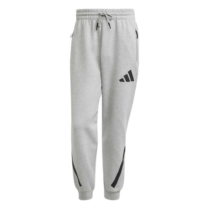 Medium Heather Grey - Front - Adidas Mens Z.N.E. Relaxed Fit Joggers