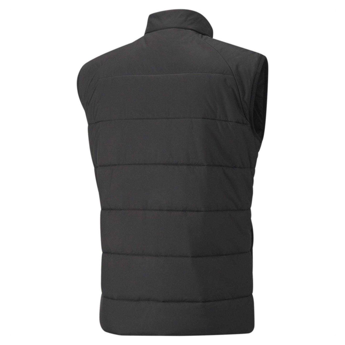 Black - Back - Puma Mens TeamLIGA Quilted Sleeveless Gilet