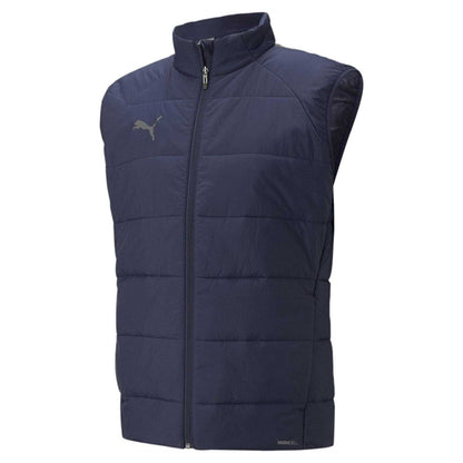 Peacoat - Front - Puma Mens TeamLIGA Quilted Sleeveless Gilet