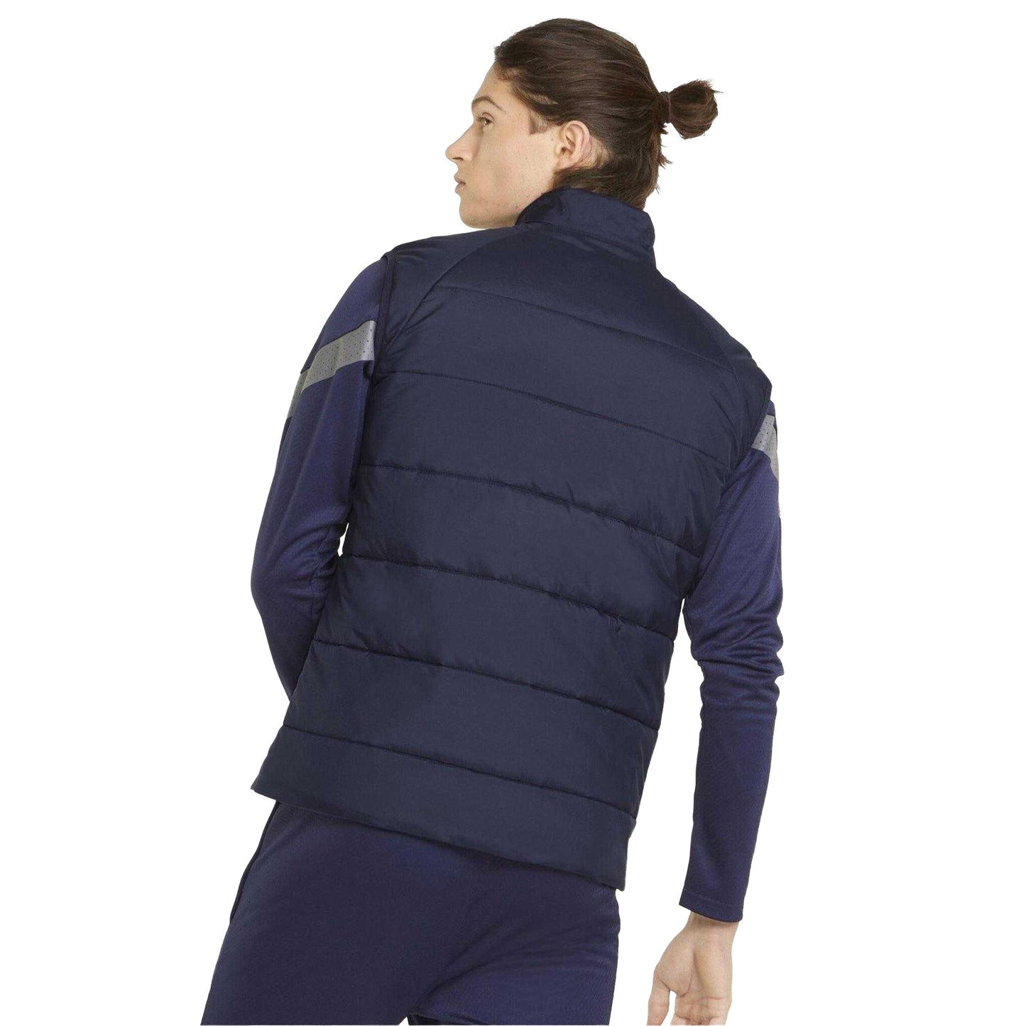 Peacoat - Lifestyle - Puma Mens TeamLIGA Quilted Sleeveless Gilet