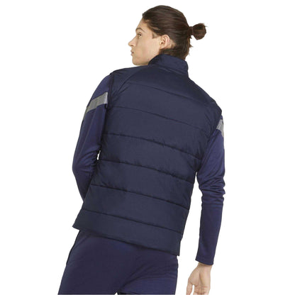 Peacoat - Lifestyle - Puma Mens TeamLIGA Quilted Sleeveless Gilet