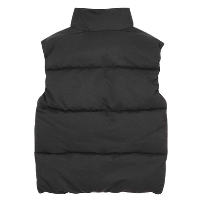 Black - Back - Hugo Childrens-Kids Padded Gilet