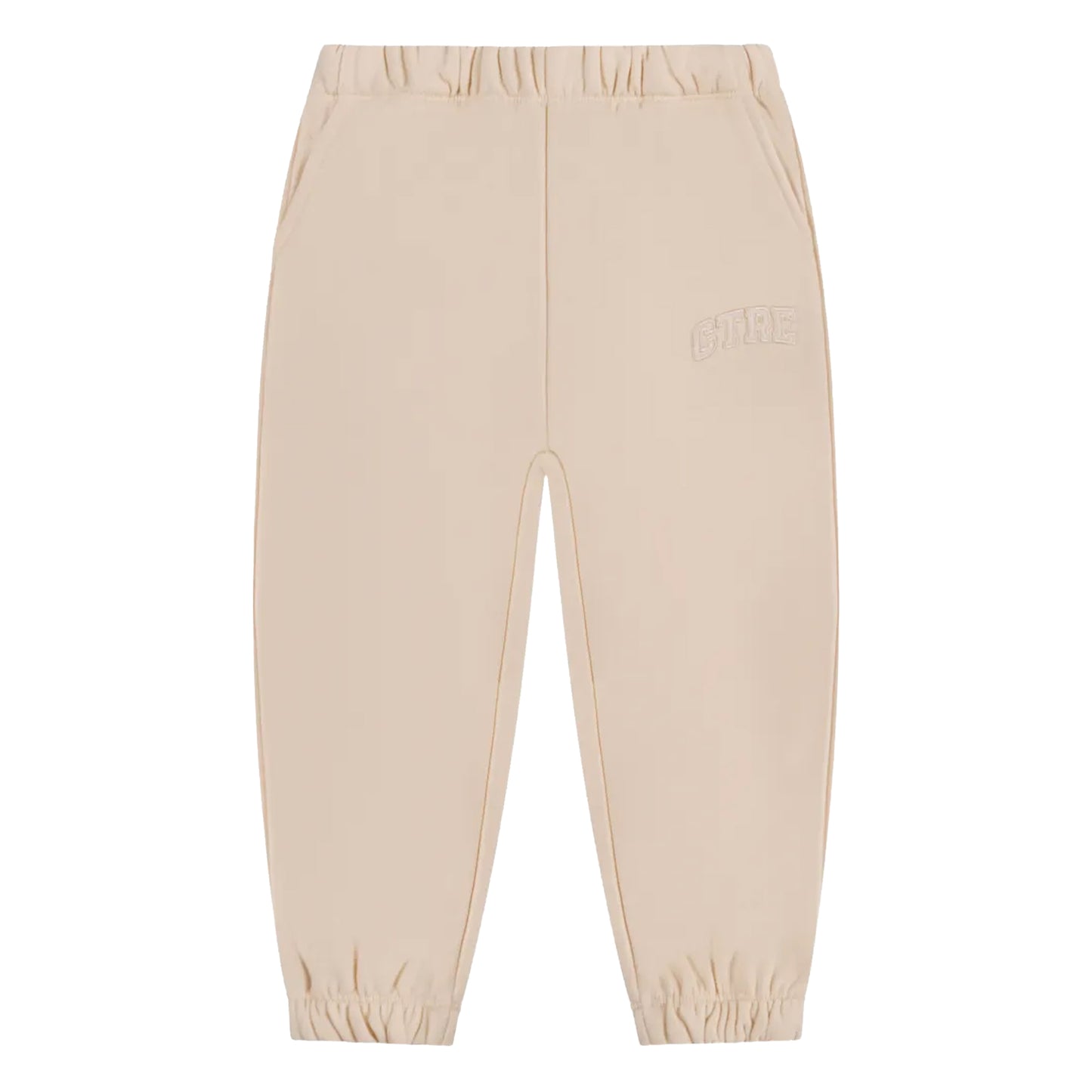 Buttermilk - Front - Couture Club Childrens-Kids CTRE Cotton Blend Joggers