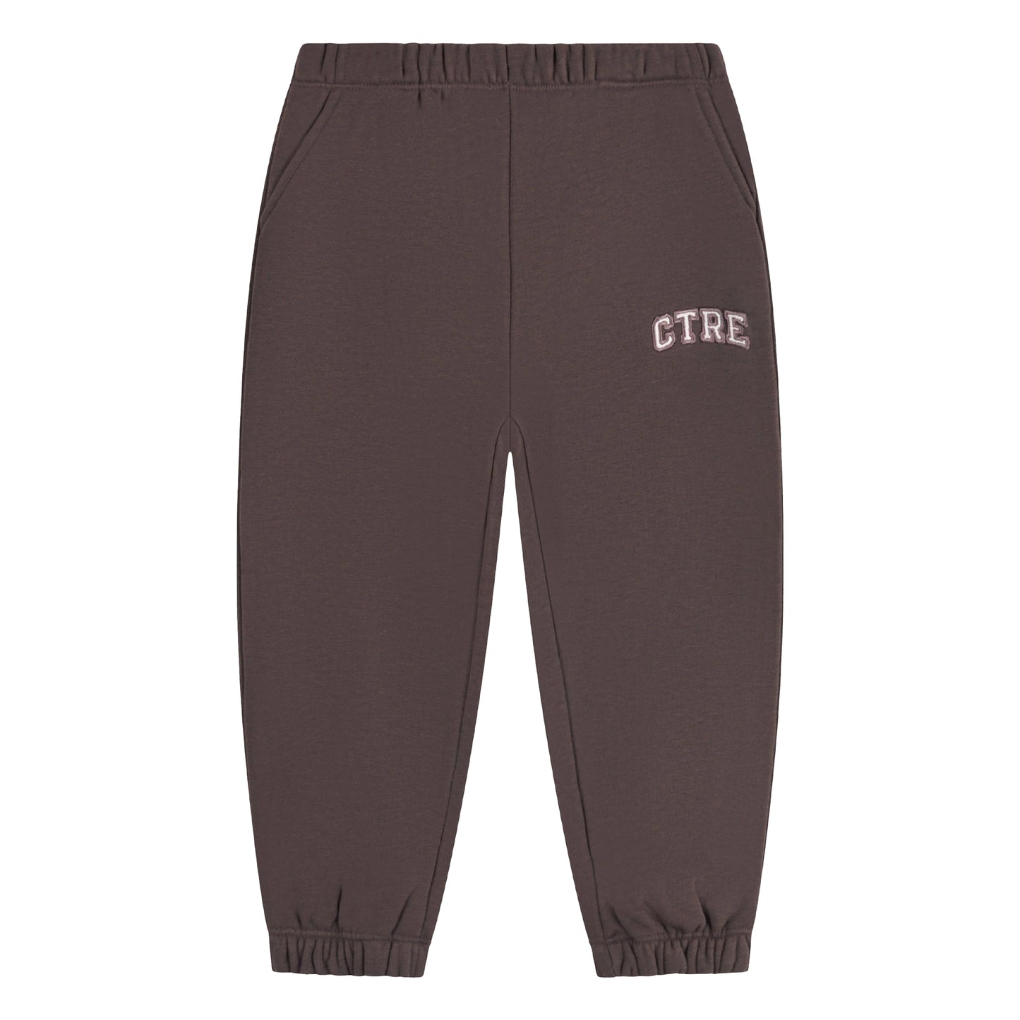 Brown - Front - Couture Club Childrens-Kids CTRE Cotton Blend Joggers