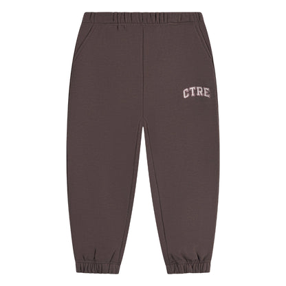 Brown - Front - Couture Club Childrens-Kids CTRE Cotton Blend Joggers