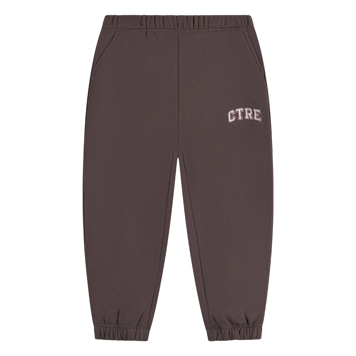 Brown - Front - Couture Club Childrens-Kids CTRE Cotton Blend Joggers