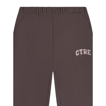 Brown - Side - Couture Club Childrens-Kids CTRE Cotton Blend Joggers