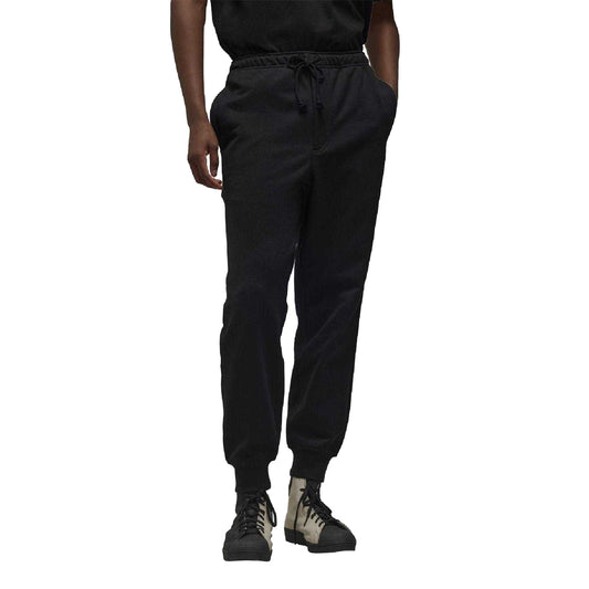 Black - Front - Y-3 Unisex Adult Brushed Terry Joggers