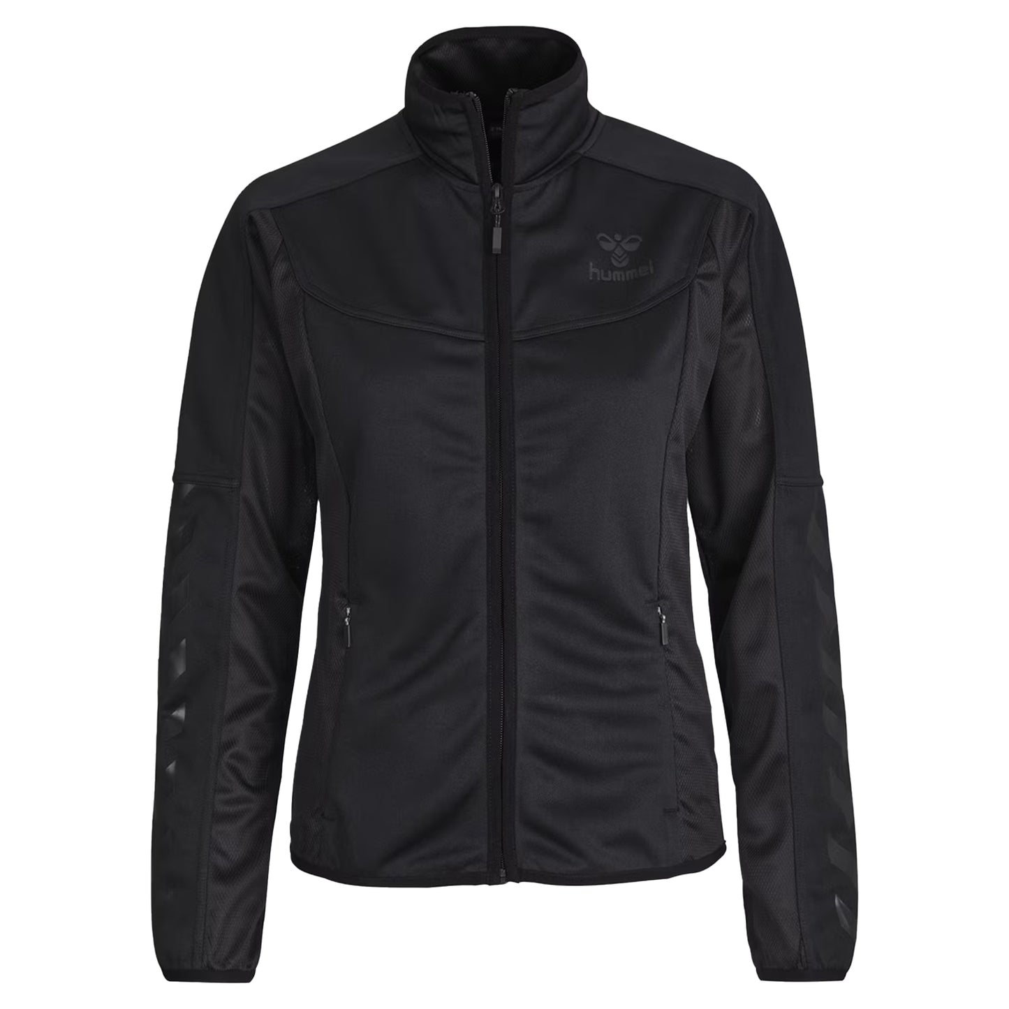 Black - Front - Hummel Mens Bee Phi Full Zip Classic Jacket
