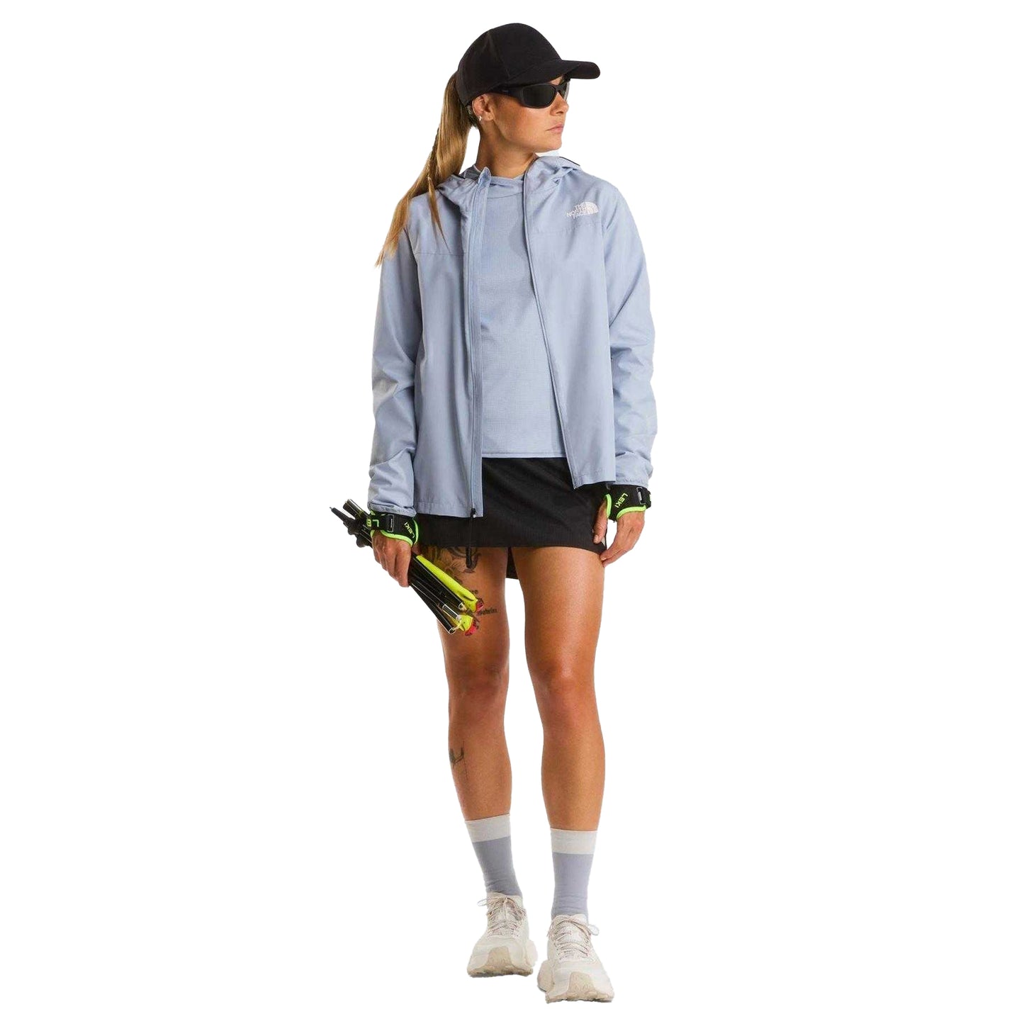 Frost Grey - Pack Shot - The North Face Womens-Ladies Fontanales Hooded Jacket