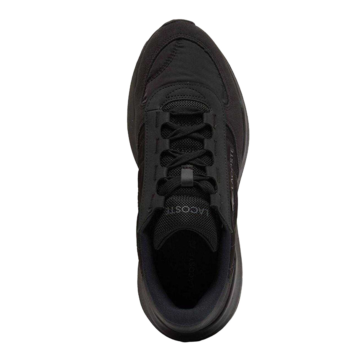 Black - Back - Lacoste Mens Elite Actevo Suede Shoes