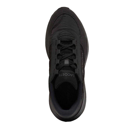 Black - Back - Lacoste Mens Elite Actevo Suede Shoes