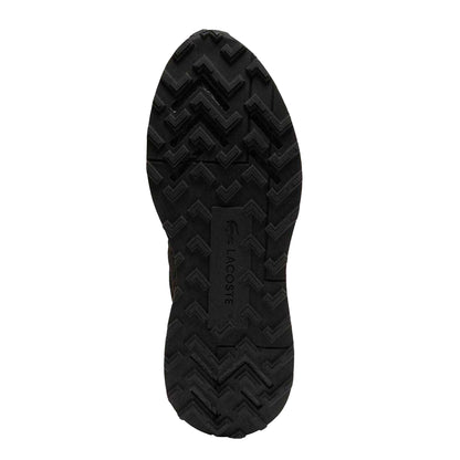 Black - Side - Lacoste Mens Elite Actevo Suede Shoes